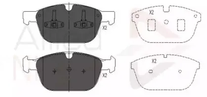 Комплект тормозных колодок, дисковый тормоз COMLINE купить