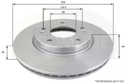 Тормозной диск COMLINE купить