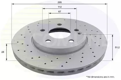 Тормозной диск COMLINE купить