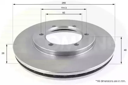 Тормозной диск COMLINE купить