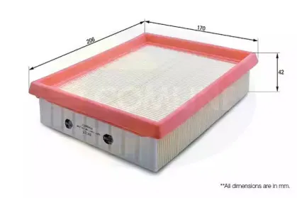 EAF115 Comline - Фільтр повітря ( аналог WA6539 ) COMLINE купить