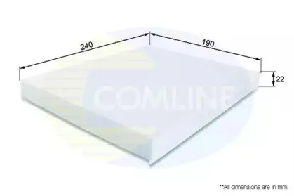 EKF151 Comline - Фільтр салону ( аналогWP9360/LAK463 ) COMLINE купить