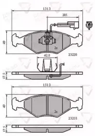 Комплект тормозных колодок, дисковый тормоз COMLINE купить