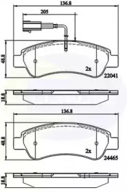 CBP11604 Comline - Гальмівні колодки до дисків COMLINE купить