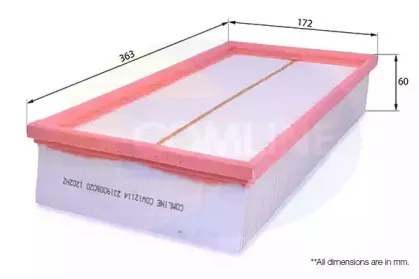 CDW12114 Comline - Фільтр повітря ( аналогWA9616 ) COMLINE купить