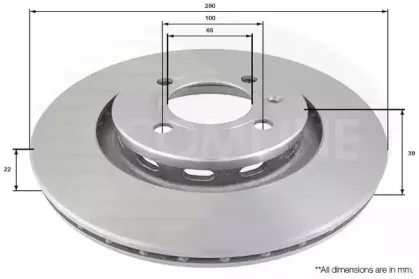 Тормозной диск COMLINE купить