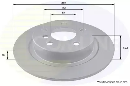 Тормозной диск COMLINE купить