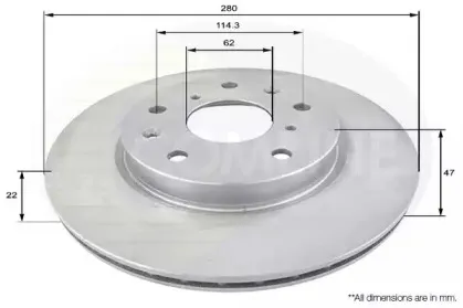 Тормозной диск COMLINE купить
