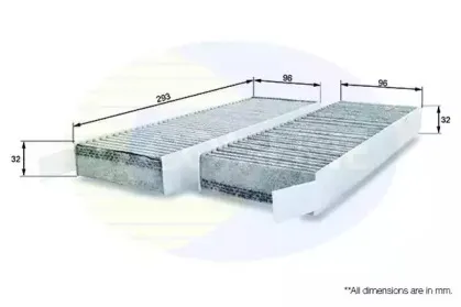 EKF170A Comline - Фільтр салону COMLINE купить