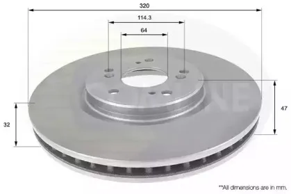 Тормозной диск COMLINE купить