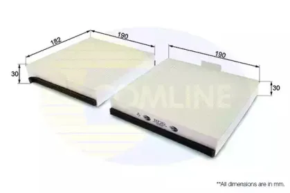 Фильтр, воздух во внутренном пространстве COMLINE купить