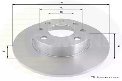 Тормозной диск COMLINE купить