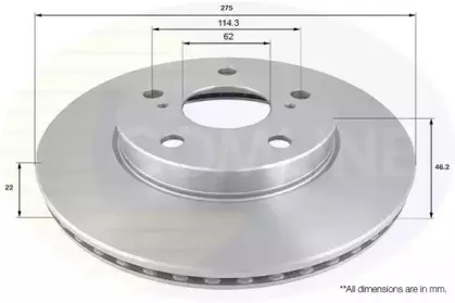 Тормозной диск COMLINE купить