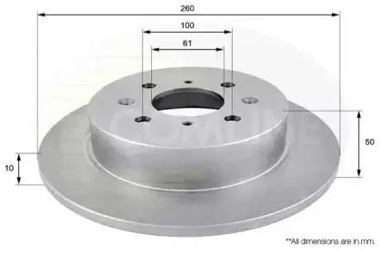 Тормозной диск COMLINE купить