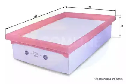 EAF816 Comline - Фільтр повітря ( аналогWA9768/LX3502 ) COMLINE купить