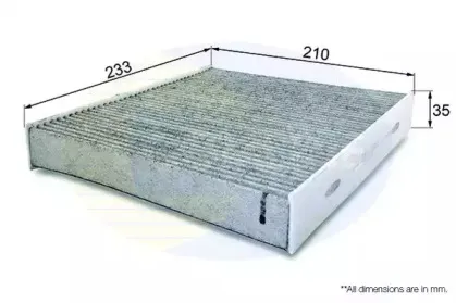 EKF214A Comline - Фільтр салону ( аналогWP9230/LAK293 ) COMLINE купить