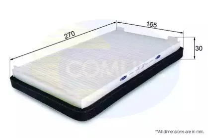 Фильтр, воздух во внутренном пространстве COMLINE купить