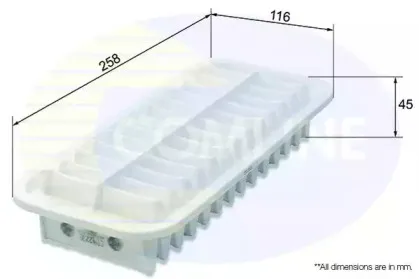 CTY12230 Comline - Фільтр повітря ( аналогWA6664/LX1001 ) COMLINE купить