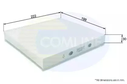 Фильтр, воздух во внутренном пространстве COMLINE купить