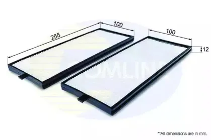 EKF216 Comline - Фільтр салону ( аналогWP9244/LA195/S ) COMLINE купить