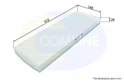 EKF166 Comline - Фільтр салону (аналогWP6818/LA49 ) COMLINE купить