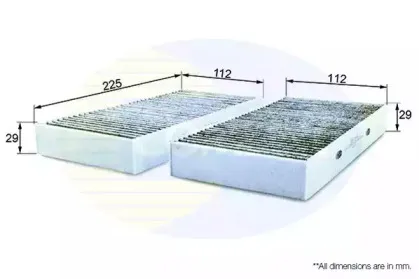 Фильтр, воздух во внутренном пространстве COMLINE купить