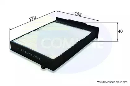 EKF196 Comline - Фільтр салону ( аналогWP9174/LA175 ) COMLINE купить