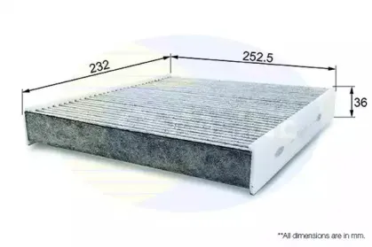 Фильтр, воздух во внутренном пространстве COMLINE купить