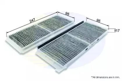 Фильтр, воздух во внутренном пространстве COMLINE купить