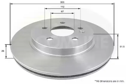 Тормозной диск COMLINE купить