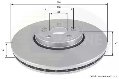Тормозной диск COMLINE купить