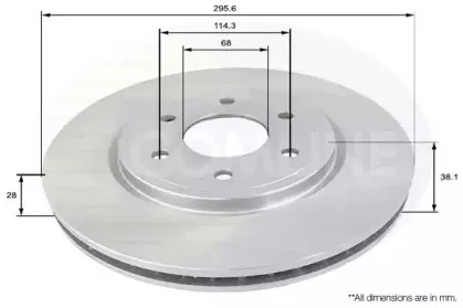 Тормозной диск COMLINE купить