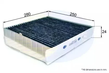 Фильтр, воздух во внутренном пространстве COMLINE купить