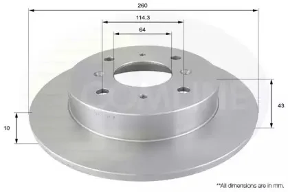 Тормозной диск COMLINE купить