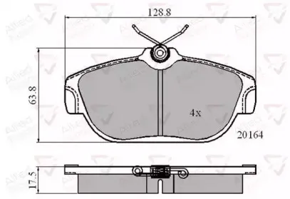 Комплект тормозных колодок, дисковый тормоз COMLINE купить