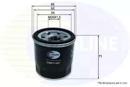 CMZ11431 Comline - Фільтр оливи ( аналогWL7200/OC195 ) COMLINE купить