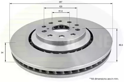 Тормозной диск COMLINE купить