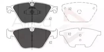 Комплект тормозных колодок, дисковый тормоз COMLINE купить