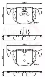 Комплект тормозных колодок, дисковый тормоз COMLINE купить