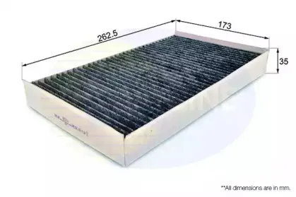 EKF297A Comline - Фільтр салону ( аналогWP2037/LAK684 ) COMLINE купить