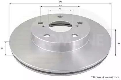 Тормозной диск COMLINE купить