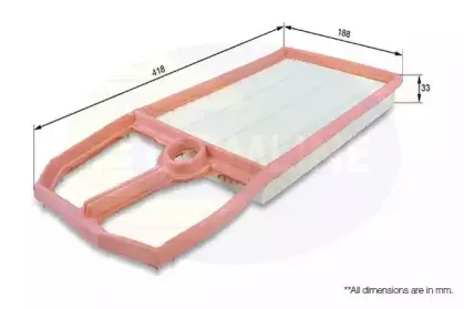 EAF124 Comline - Фільтр повітря ( аналогWA6373/LX571/1 ) COMLINE купить