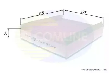 EKF198 Comline - Фільтр салону ( аналогWP9320 ) COMLINE купить