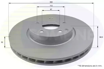 Тормозной диск COMLINE купить