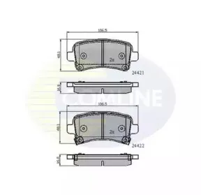 CBP31795 Comline - Гальмівні колодки до дисків COMLINE купить
