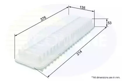 CTY12075 Comline - Фільтр повітря ( аналогWA9426/LX1611 ) COMLINE купить