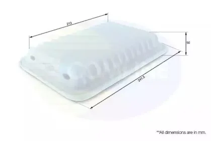 CTY12186 Comline - Фільтр повітря ( аналогWA9627/LX2792 ) COMLINE купить