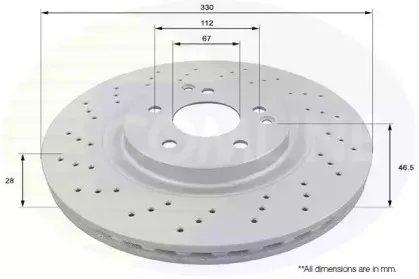Тормозной диск COMLINE купить