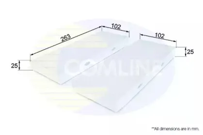 Фильтр, воздух во внутренном пространстве COMLINE купить