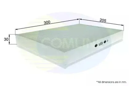 EKF237 Comline - Фільтр салону ( аналогWP6998/LA93 ) COMLINE купить